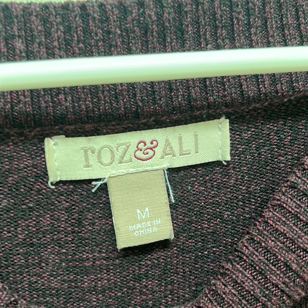 Roz & Ali 3/4 Sweater - Size M View 4